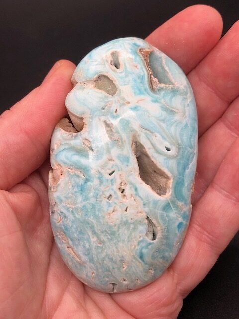 Aragonite bleue (galet 01) – Image 6