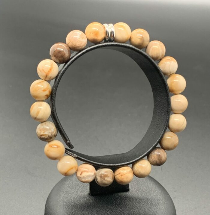 Bracelet Bois fossilisé (ou pétrifié)