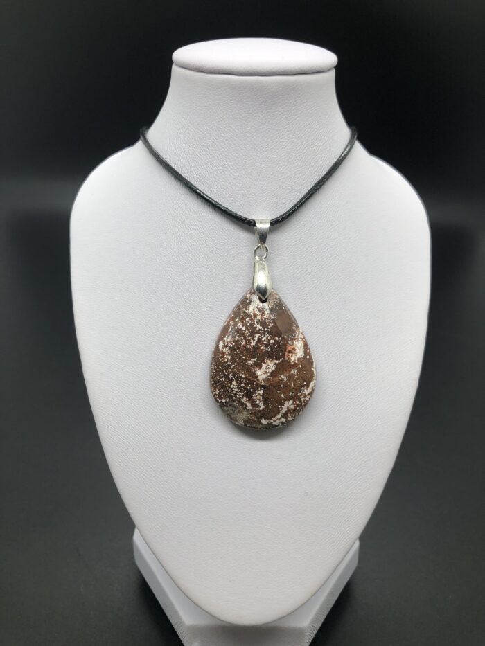 Pendentif jaspe orbiculaire (goutte2) – Image 3
