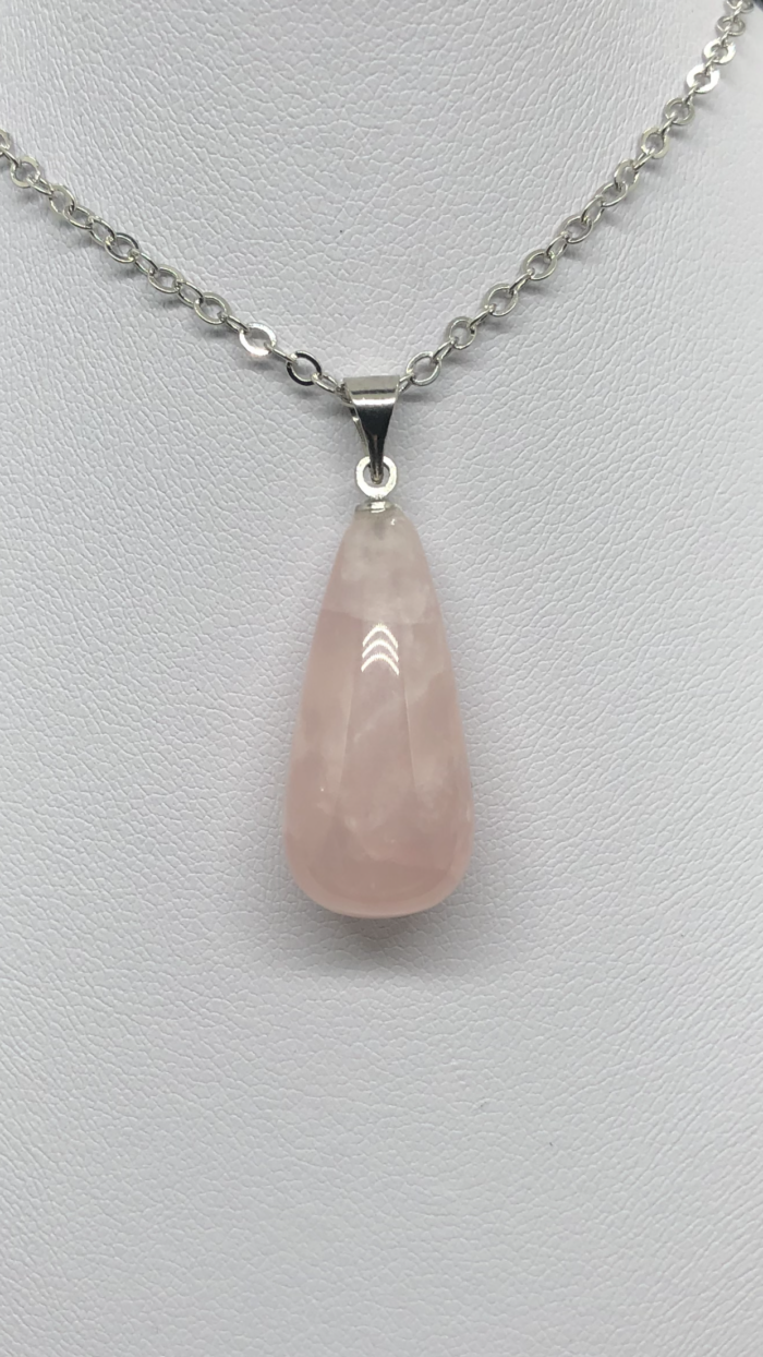 Pendentif quartz rose (bullet) – Image 3