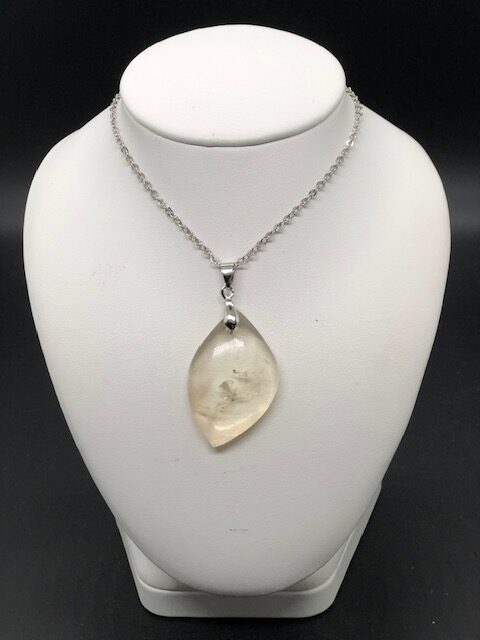 Pendentif citrine (forme libre)