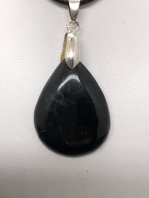 Pendentif tourmaline noire (goutte ref2) – Image 3