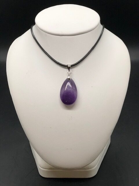 Pendentif améthyste (goutte5) – Image 2