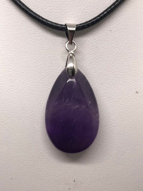 Pendentif améthyste (goutte5) – Image 3