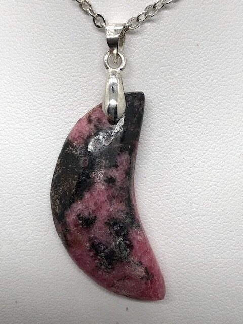 Pendentif rhodonite (lune) – Image 2