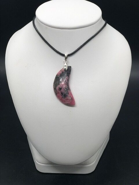 Pendentif rhodonite (lune) – Image 3