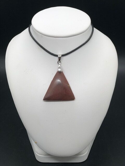Pendentif septaria rouge (triangle) – Image 3