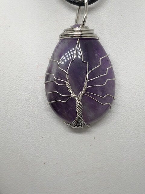 Pendentif améthyste (arbre de vie) – Image 3