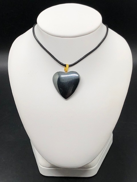 Pendentif hématite (cœur) – Image 3