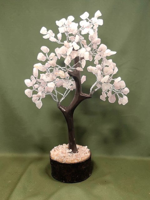 Arbre de vie Quartz rose (taille moyenne)