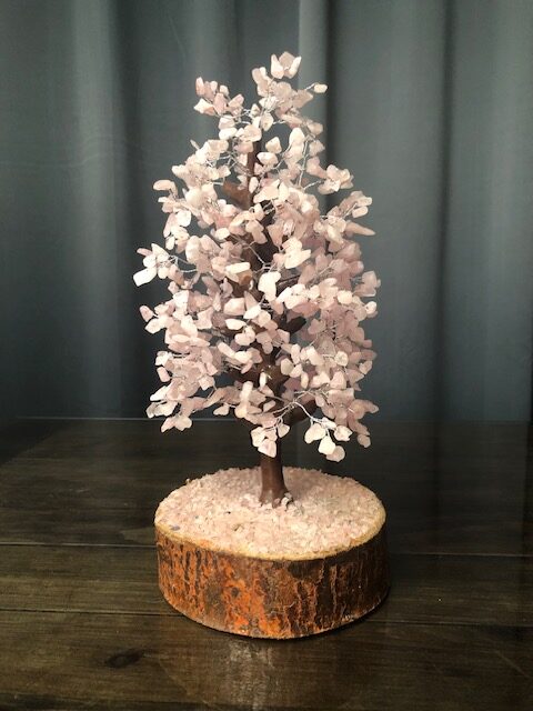 Arbre de vie Quartz rose (taille moyenne) – Image 2