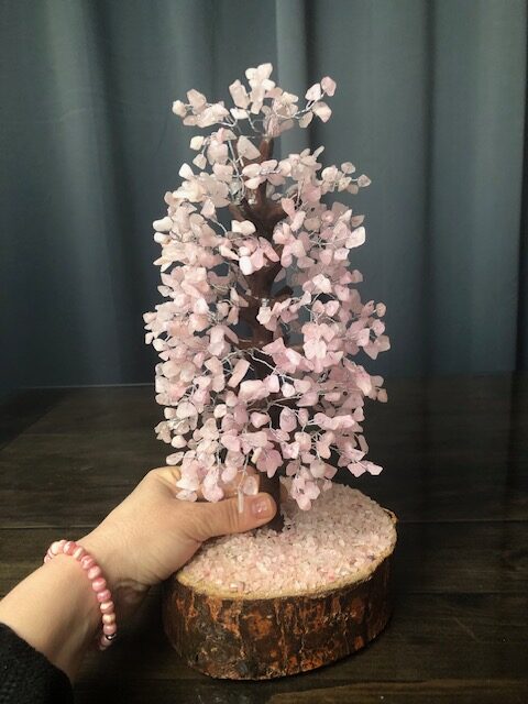Arbre de vie Quartz rose (taille moyenne) – Image 3