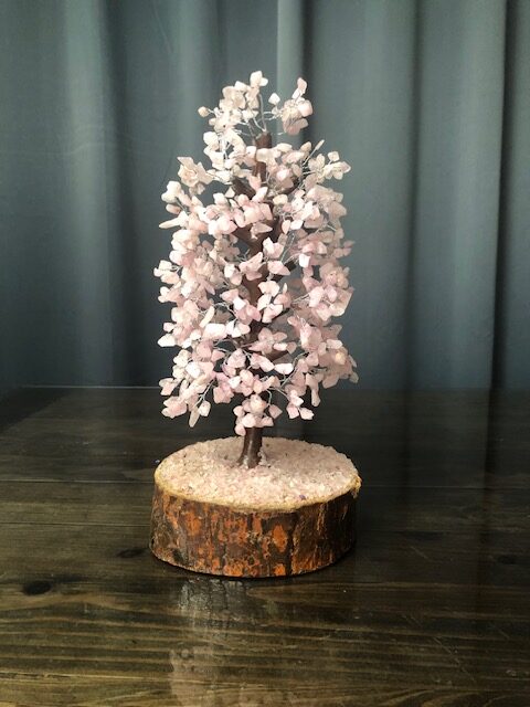 Arbre de vie Quartz rose (taille moyenne) – Image 4