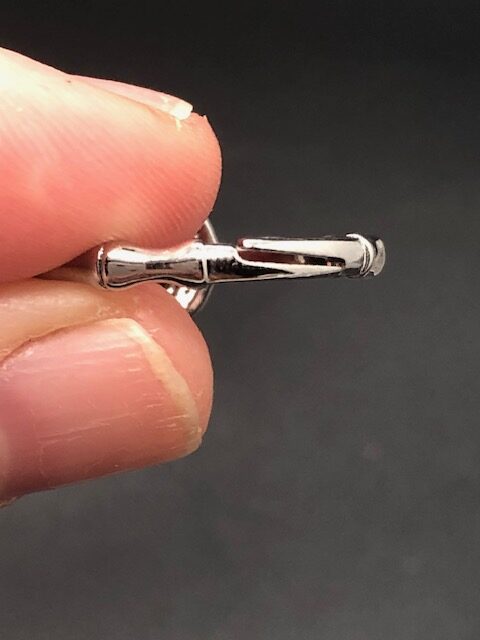 Bague Œil de Tigre facettée forme goutte (Collection Betty) – Image 5