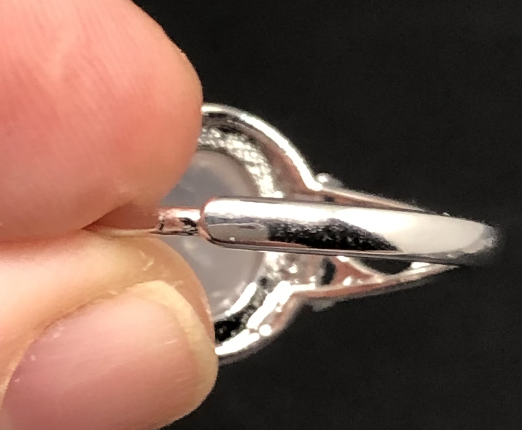 Bague Quartz rose forme ovale (Collection Stella) – Image 5