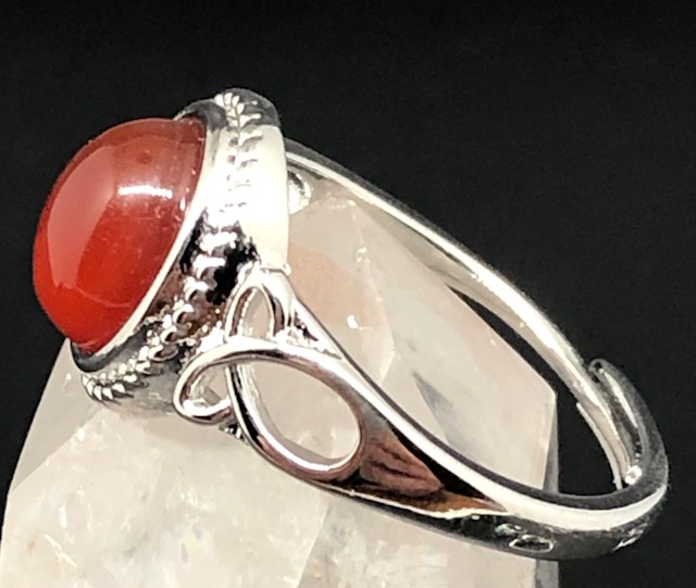 Bague Cornaline forme ovale (Collection Stella) – Image 3