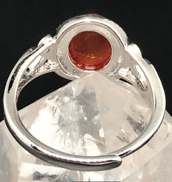 Bague Cornaline forme ovale (Collection Stella) – Image 4