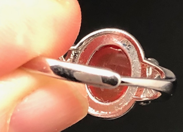 Bague Cornaline forme ovale (Collection Stella) – Image 5