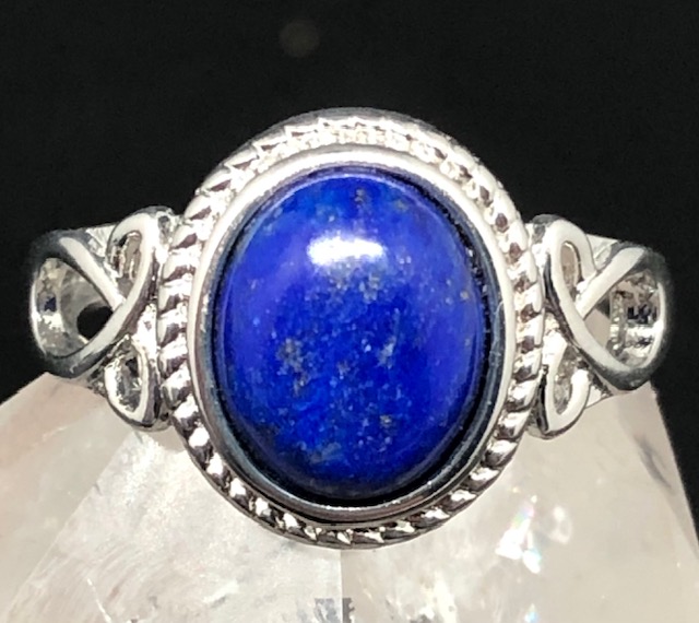 Bague Lapis- Lazuli forme ovale (Collection Stella) – Image 2