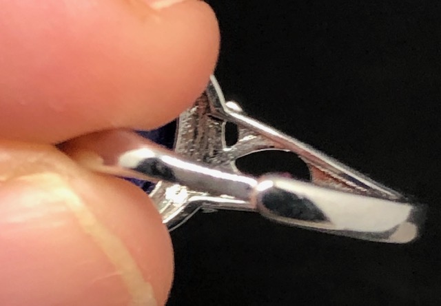 Bague Lapis- Lazuli forme ovale (Collection Stella) – Image 5