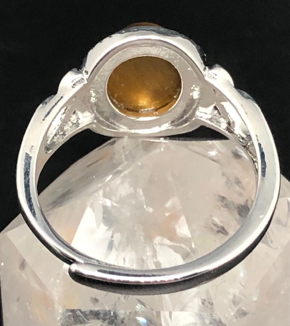 Bague Œil de Tigre forme ovale (Collection Stella) – Image 4