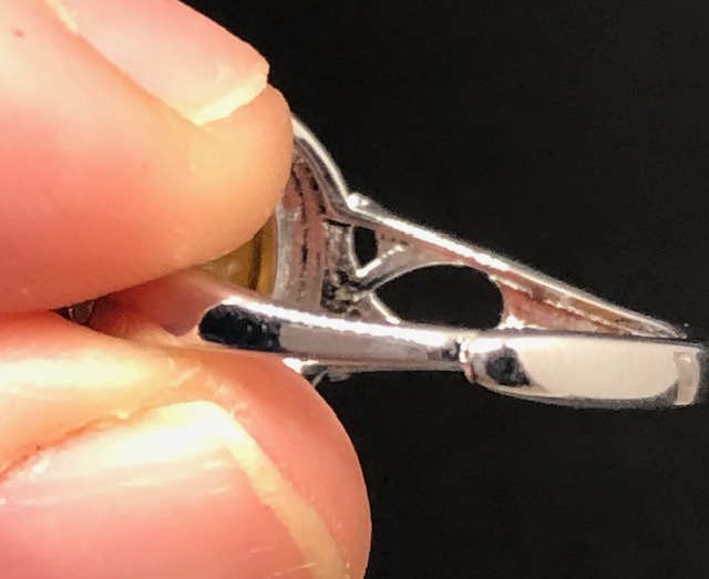 Bague Œil de Tigre forme ovale (Collection Stella) – Image 5