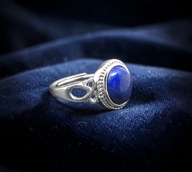 Bague Lapis- Lazuli forme ovale (Collection Stella)