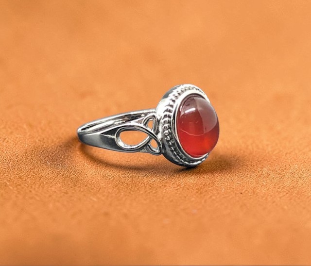 Bague Cornaline forme ovale (Collection Stella)