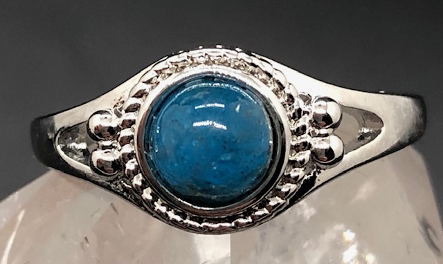 Bague Apatite bleue (Collection Cookie) – Image 2