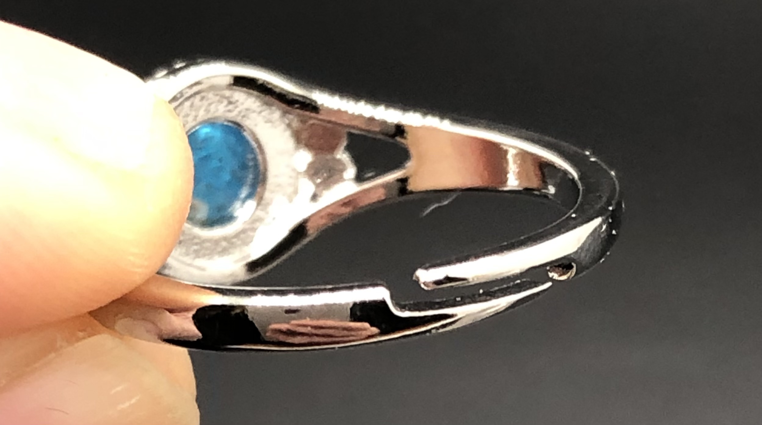 Bague Apatite bleue (Collection Cookie) – Image 4