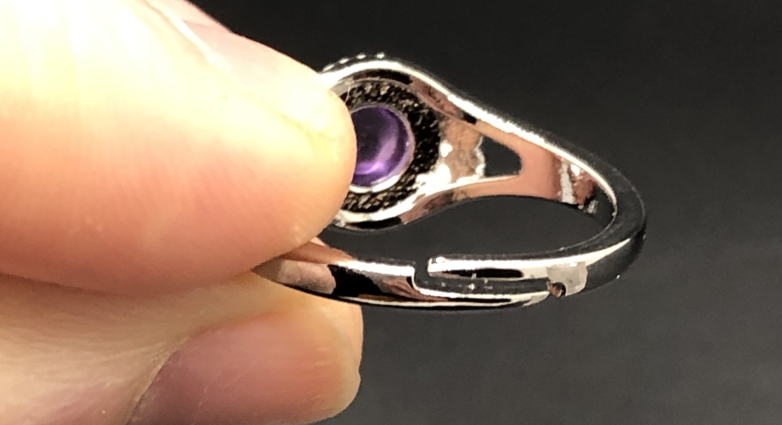 Bague Améthyste (Collection Cookie) – Image 5