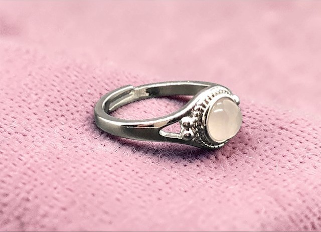 Bague Quartz rose (Collection Cookie)