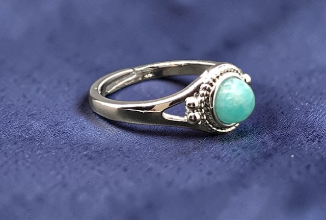 Bague Amazonite (Collection Cookie)