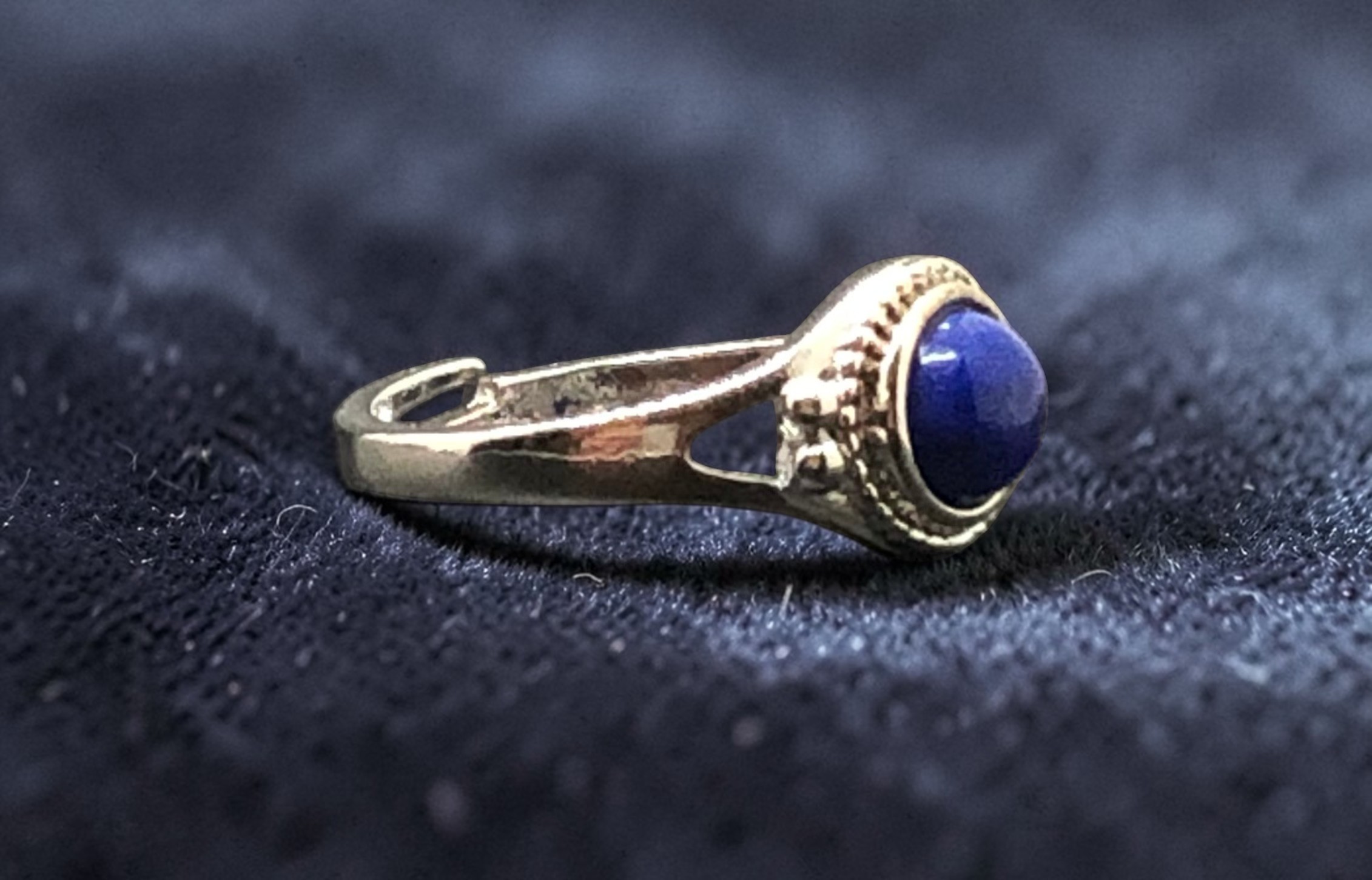 Bague Lapis- Lazuli (Collection Cookie)