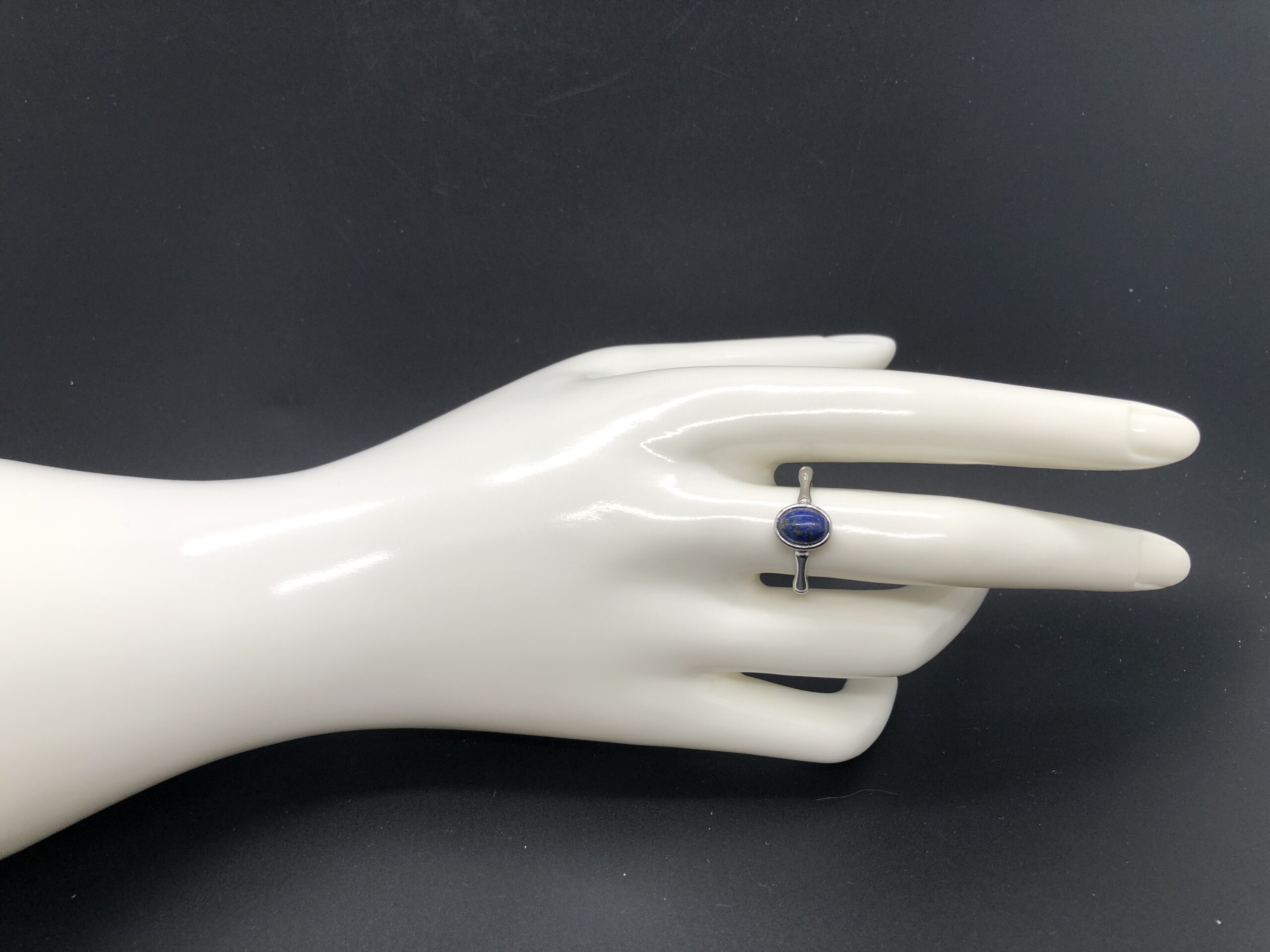 Bague Lapis- Lazuli forme ovale (Collection Moon) – Image 6