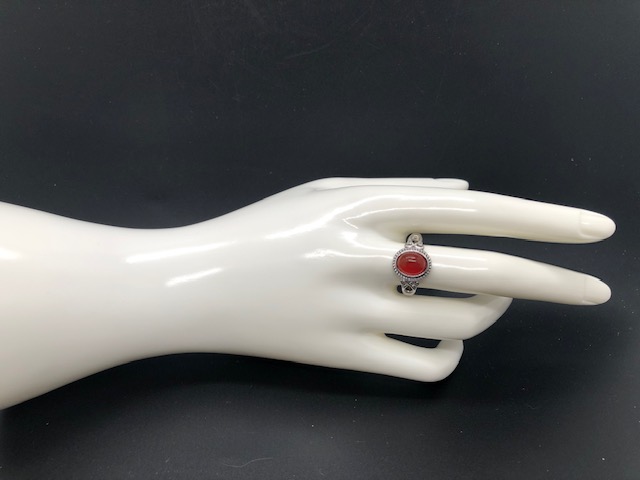 Bague Cornaline forme ovale (Collection Stella) – Image 6