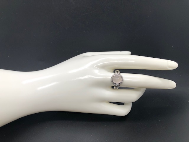 Bague Quartz rose forme ovale (Collection Stella) – Image 6