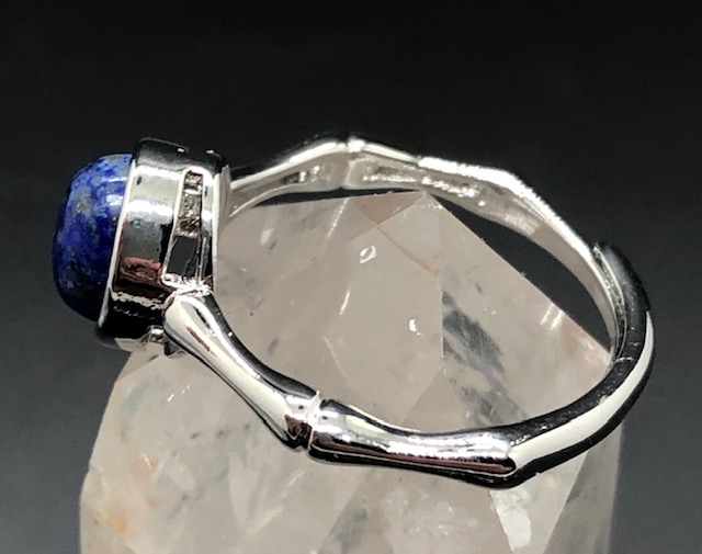 Bague Lapis- Lazuli forme ovale (Collection Moon) – Image 3