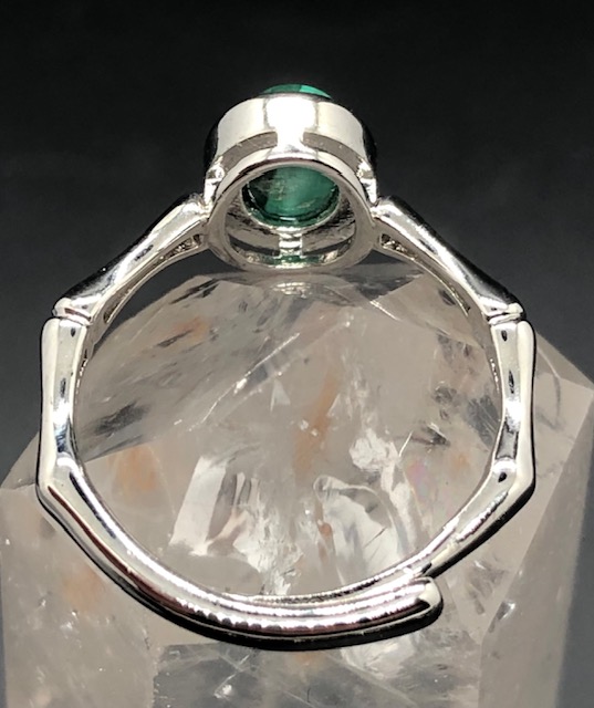 Bague Malachite forme ovale (Collection Moon) – Image 4