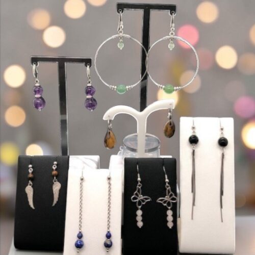 Boucles d'oreilles argent 925