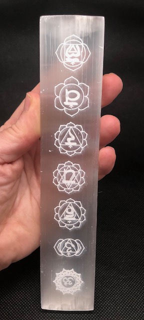 Plaque de rechargement 7 chakras en Sélénite – Image 3