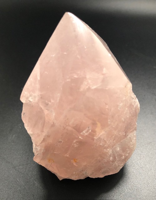 Quartz rose, pointe polie et brute, modèle 03 – Image 2