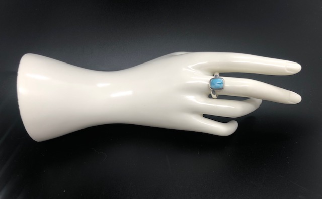 Bague argent 925, larimar M3 – Image 5