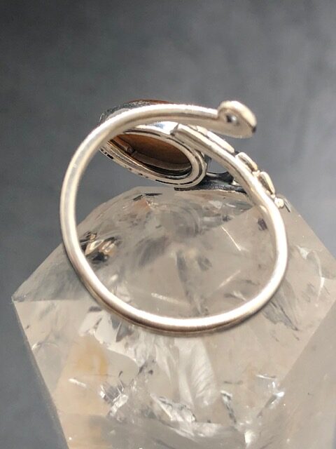 Bague argent 925, œil de tigre M3 – Image 4