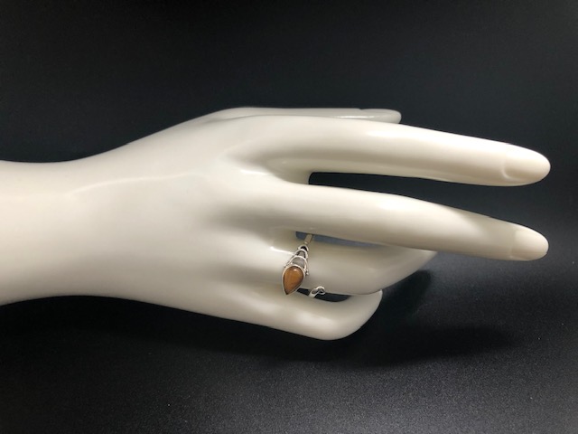 Bague argent 925, œil de tigre M3 – Image 5
