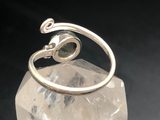 Bague argent 925, labradorite M3 – Image 4