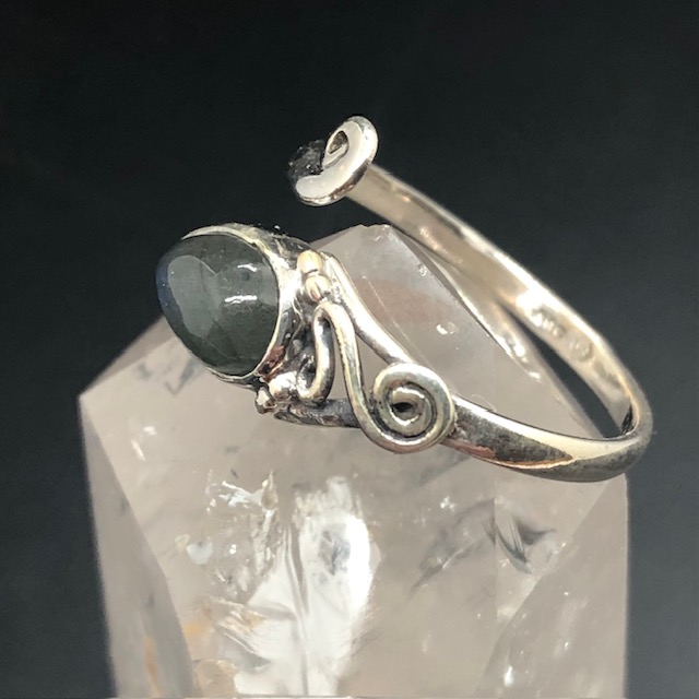 Bague argent 925, labradorite M4 – Image 3