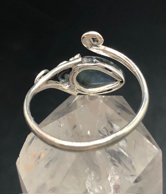 Bague argent 925, labradorite M4 – Image 4