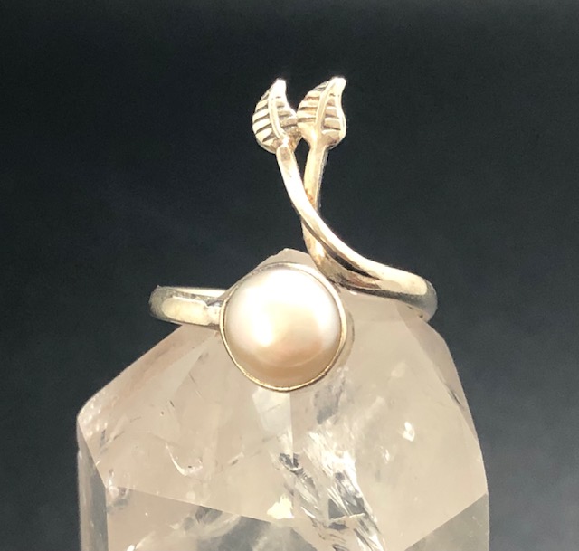 Bague argent 925, nacre M1 – Image 2