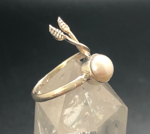 Bague argent 925, nacre M1 – Image 3